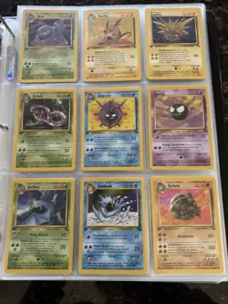 1st Edition Pokemon Fossil Set 100% Complete 62/62 - NM! - Image 5
