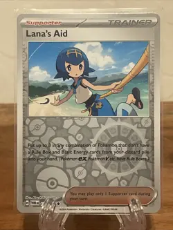 Lana's Aid - 155/167 Twilight Masquerade REVERSE Holo Pokemon - NM/MINT - Image 1