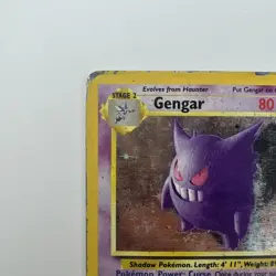 Pokemon Gengar 5/62 Fossil Holo Rare 1999 80 HP English Unlimited - Image 2