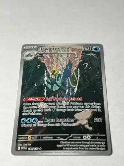 Clawitzer 141/132 Illustration Rare Mega Evolution Pokemon Near Mint - Image 1
