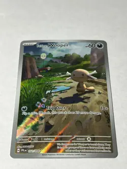 Paldean Wooper 102/094 Illustration Rare Phantasmal Flames Pokemon Near Mint - Image 1