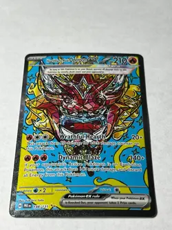 Hearthflame Mask Ogerpon ex 148/131 Prismatic Evolutions Pokemon NM - Image 1