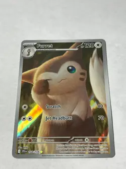 Furret 168/159 Illustration Rare Journey Together Pokemon Near Mint - Image 1
