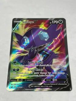 Sableye V 194/202 Rare Ultra Sword & Shield Pokemon Near Mint - Image 1