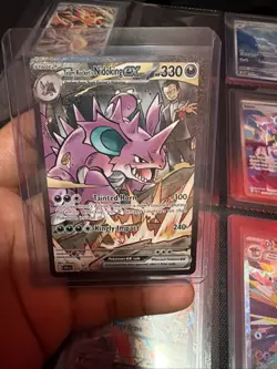 Pokemon TCG Team Rockets Nidoking EX 233/182 Destined Rivals - Image 1