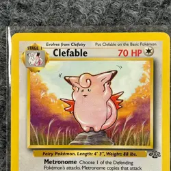 Vintage Pokemon Jungle Clefable 17/64 Rare Vintage NM Regular Non-holo - Image 3