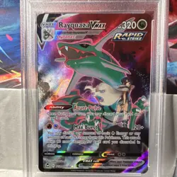 Pokemon Rayquaza VMAX PSA 10 Ultra Rare Holo TG20/TG30 Silver Tempest 2022 - Image 2