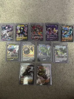 Pokemon 11 V GX Foil Cards Lot Mewtwo Luxray Steelix Tyranitar Lucario English - Image 1