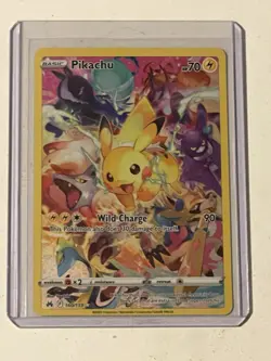 Pikachu (Secret) 160/159 Crown Zenith Full Art Holo Pokemon Trading Card - Image 3