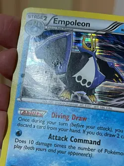 POKEMON EMPOLEON 29/108 RARE HOLOFOIL DARK EXPLORERS HP CARD - Image 3