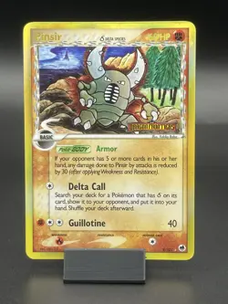 Pinsir - 9/101 Dragon Frontiers (Delta Species) - Reverse Holo Pokemon Card - HP - Image 1
