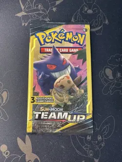 Pokemon Team Up 3-Card Factory Sealed Booster Pack HEAVY 7.72g - Image 2