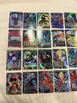 Dragon Ball Z Cards Foil 27 Realm Of The Gods UC RC Lot All Mint Fresh Out Packs - Image 2