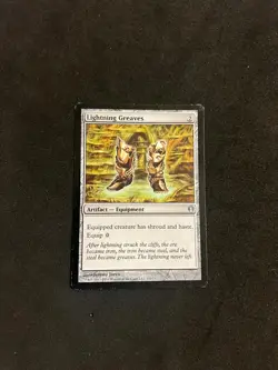 Lightning Greaves [Archenemy] Magic MTG Cards LP - Image 1