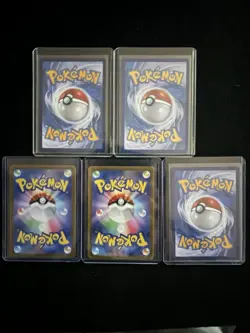 Nintendo Pokemon Holo & Regular Card Lot - 5 Cards: Starmie, Ducklett, Caterpie - Image 2