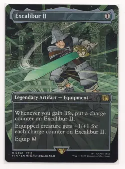 Excalibur II (Borderless) R FINAL FANTASY 352 NM - Image 1