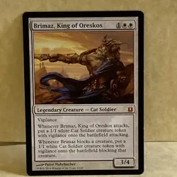 Brimaz, King of Oreskos Born of the Gods #5 Magic the Gathering LP - Image 1