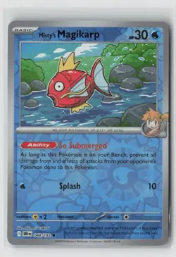 MISTY'S MAGIKARP 048/182 REVERSE HOLO DESTINED RIVALS POKEMON TCG NM - Image 1