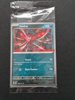 Pokemon Yveltal 088/132 Mega Evolution Cosmos Holo GameStop Promo - SEALED - Image 1