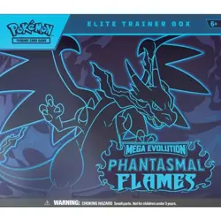 Pokemon TCG Mega Evolution Phantasmal Flames Elite Trainer Box ETB New - Image 2