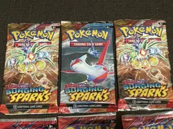 Pokemon TCG Surging Sparks Assorted Booster Packs Lot Of 6 New Sealed - Image 2
