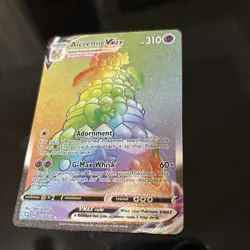 Pokemon Alcremie VMAX 073/072 Shining Fates Full Art Rainbow Rare Holo - Image 1