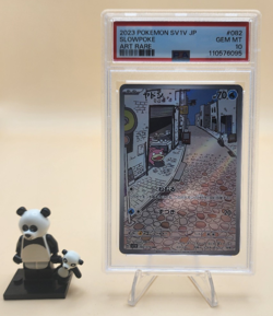 PSA 10 Slowpoke 082/078 Art Rare 2023 Pokemon Japanese Sv1v-Violet Ex AR - Image 1