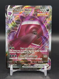Gengar VMAX 157/264 Swsh08: Fusion Strike Pokemon English NM - Image 1