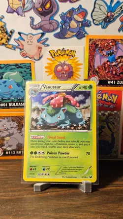 Pokemon TCG Venusaur 3/108 Dark Explorers Holo - moderately played - Image 1