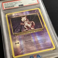2016 Pokemon: MEWTWO 51/108 - [Reverse Holo] - [XY Evolutions Set] - Mint PSA 9 - Image 3
