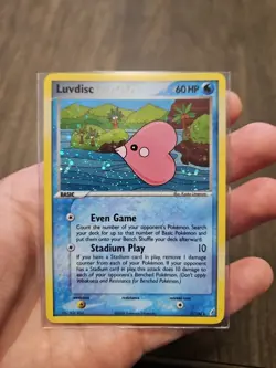 Luvdisc 7/100 Pokemon Crystal Guardians Holo - Image 1