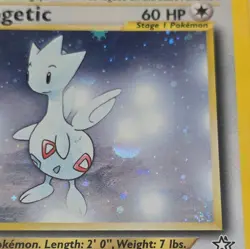 PSA 7 Togetic 1st Edition Holo Rare 16/111 Neo Genesis Pokemon 2000 - Image 3