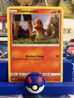 Charmander - 4/18 - Common Holo - Detective Pikachu - Pokemon TCG NM - Image 1
