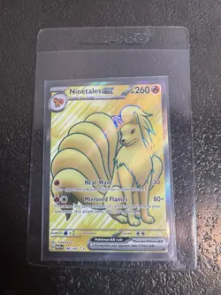 Pokemon Ninetales ex Full Art Ultra Rare Holo 186/165 Scarlet & Violet 151 - Image 1