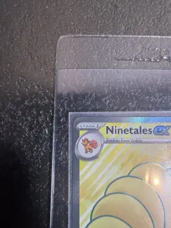 Pokemon Ninetales ex Full Art Ultra Rare Holo 186/165 Scarlet & Violet 151 - Image 2