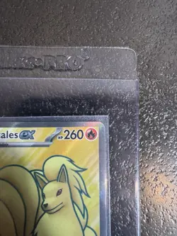 Pokemon Ninetales ex Full Art Ultra Rare Holo 186/165 Scarlet & Violet 151 - Image 3