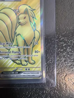 Pokemon Ninetales ex Full Art Ultra Rare Holo 186/165 Scarlet & Violet 151 - Image 4