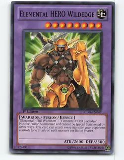 Elemental HERO Wildedge #LCGX-EN049 1st Edition Yugioh Card - Image 1