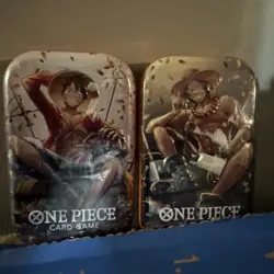 One Piece TCG: Vol 2 Tin Pack TS-02 OP-13 BRAND NEW SEALED🔥(2 Pack) As Seen - Image 1