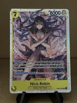 One Piece Nico Robin EB03-055 SR Heroines Edition English - Image 1
