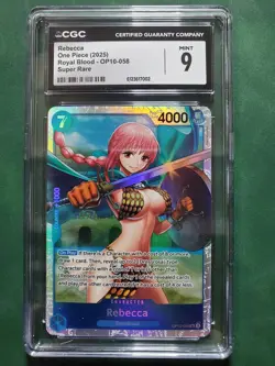 2024 ONE PIECE ROYAL BLOOD REBECCA OP10-058 (SR) SUPER RARE CGC 9 - Image 1