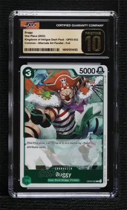 2022-Current One Piece Card Game: Promos English Buggy the Clown CGC 10 Pristine - Image 1