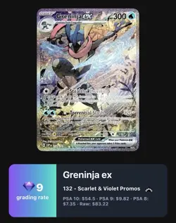 Greninja ex 132 Sv: Scarlet & Violet Promo Cards Holo - Image 3
