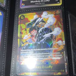 Bandai One Piece CCG Foil Monkey.D.Luffy Character Card OP10-118 English - Image 1