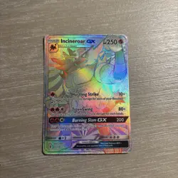 Incineroar GX - 147/145 - Pokemon Guardians Rising Sun Moon Secret Rare Card NM - Image 1