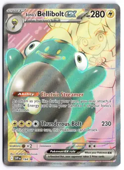 Iono's Bellibolt ex 194 Sv: Scarlet & Violet Promo Cards Holo - Image 1