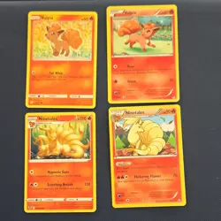 Pokemon TCG Card Lot Vulpix Alolan Vulpix Ninetales 17x Sun & Moon Sword Shield - Image 3