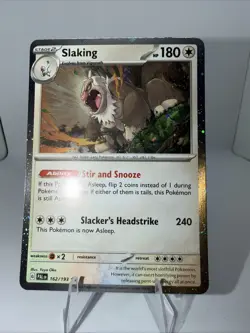 Slaking (Cosmos Holo) 162/193 Miscellaneous Cards & Products Holo Swirl By Face - Image 1