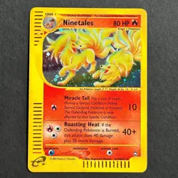 Ninetales H19/H32 Aquapolis Holo Rare Pokemon Card - Image 1