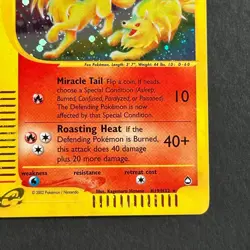 Ninetales H19/H32 Aquapolis Holo Rare Pokemon Card - Image 4